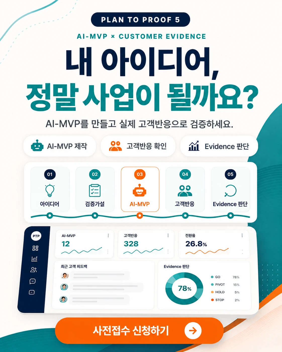 PLAN TO PROOF 주요 안내